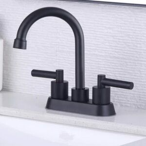 Matte Black Bathroom Faucet